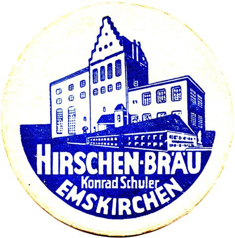 emskirchen nea-by hirschen rund 1a (215-konrad schuler-blau) 